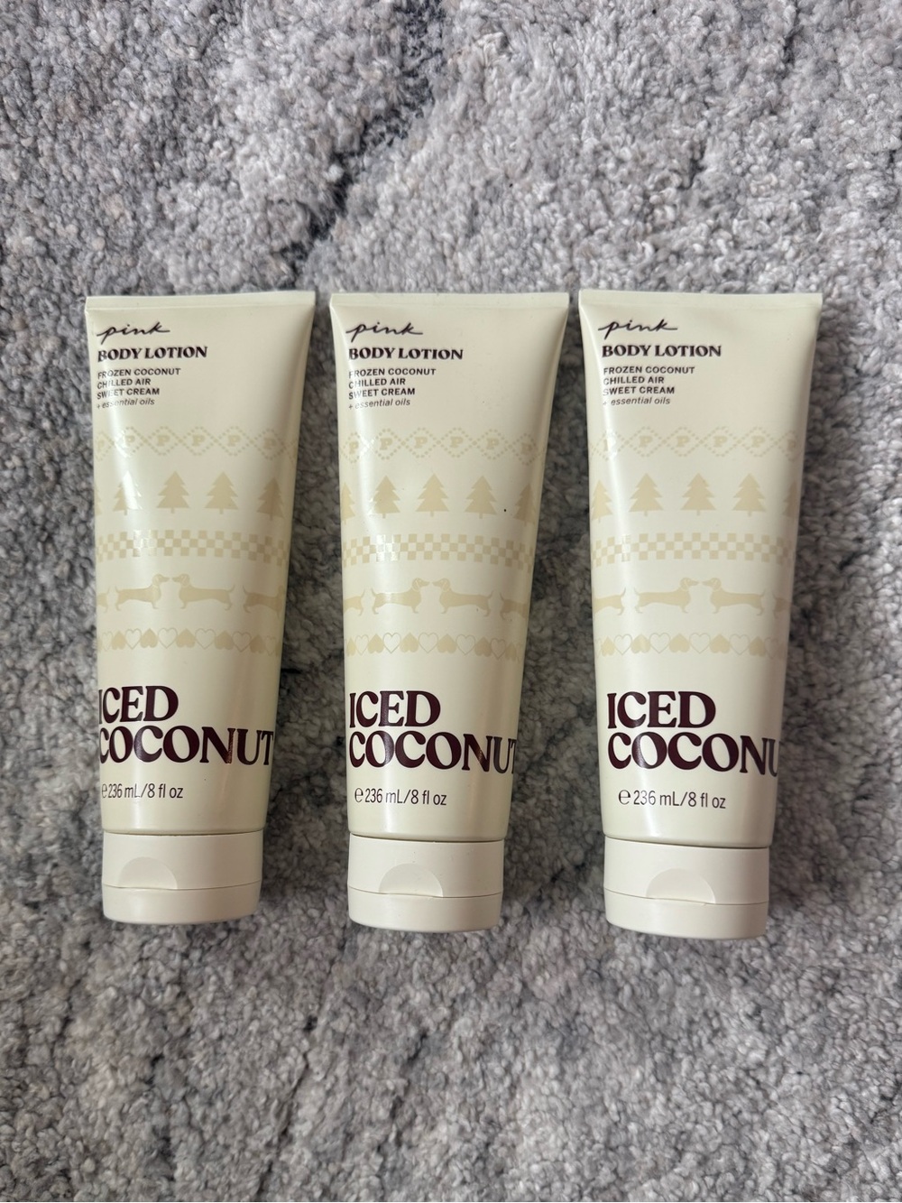 VS PINK iced coconut body lotion